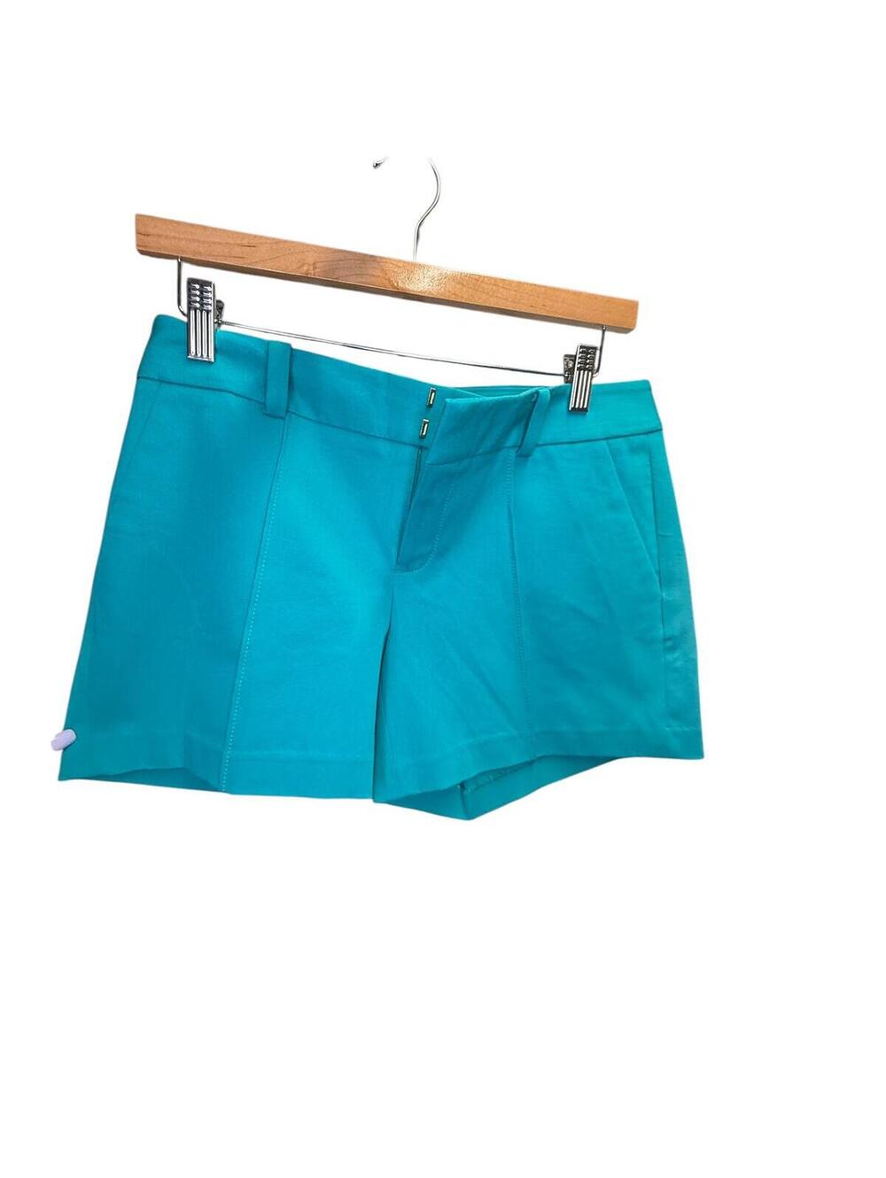 Lilly Pulitzer Callahan chino shorts solid turquoise blue - Sz 6